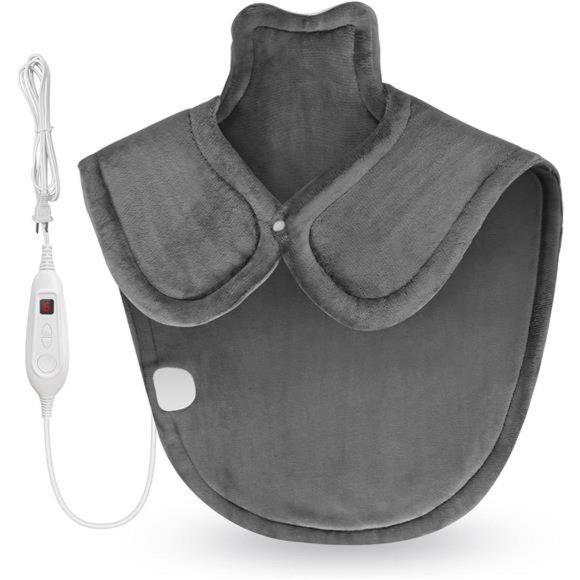 Wearable Weighted Heating Pad, 6 Heat Levels &Auto Shut Off - Picture 1 of 6